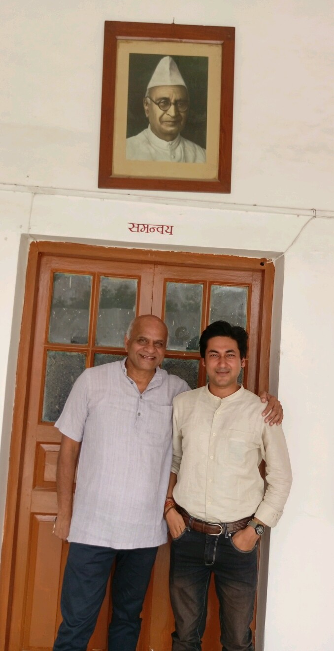 Project Initiation at Gandhi Ashram, New Delhi with Associate Director, Mr.Hari Verma to help the underprivileged children