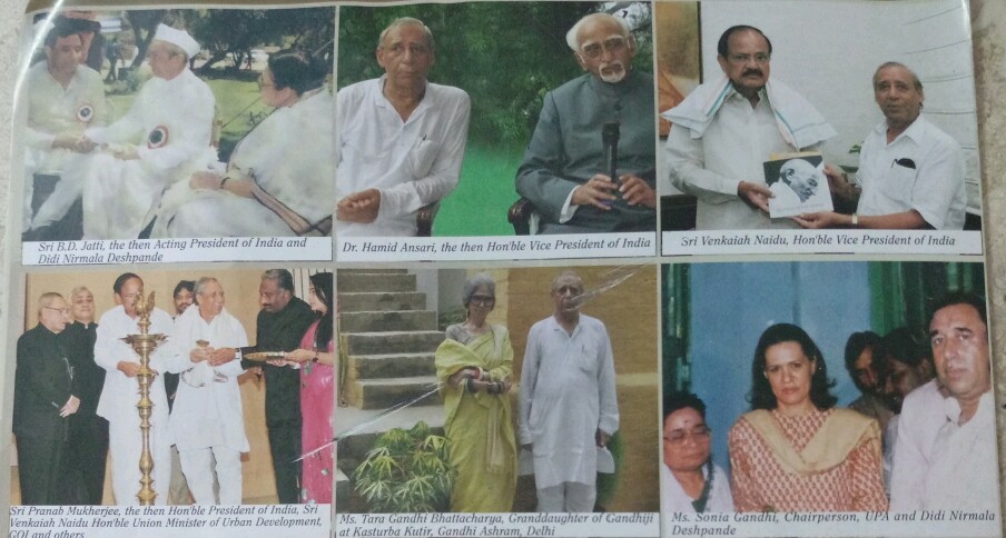 Dignitaries at Gandhi Aahram-2